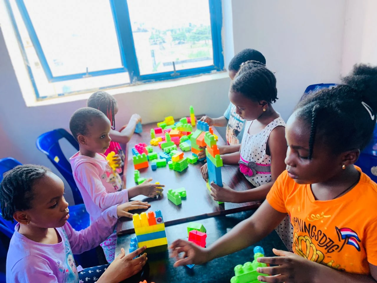 Kids Coding track in session